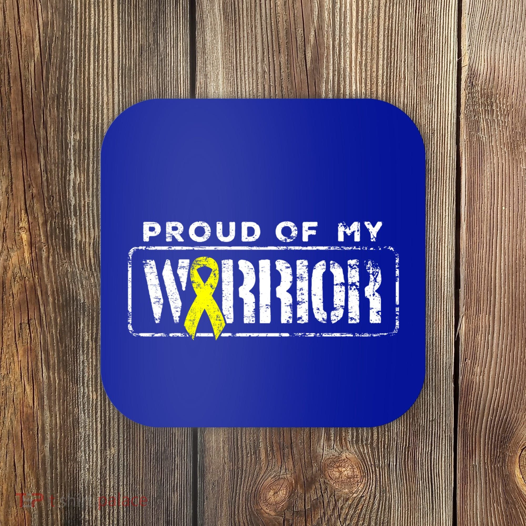 Sarcoma Bone Cancer Gift Proud Family Matching Warrior Support Cool Gift Coaster