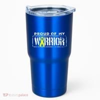 Sarcoma Bone Cancer Gift Proud Family Matching Warrior Support Cool Gift Tumbler thumb 0