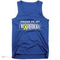 Sarcoma Bone Cancer Gift Proud Family Matching Warrior Support Cool Gift Tank Top thumb 0