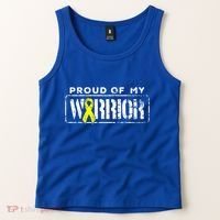 Sarcoma Bone Cancer Gift Proud Family Matching Warrior Support Cool Gift Tank Top thumb 2