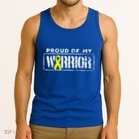 Sarcoma Bone Cancer Gift Proud Family Matching Warrior Support Cool Gift Tank Top thumb 3