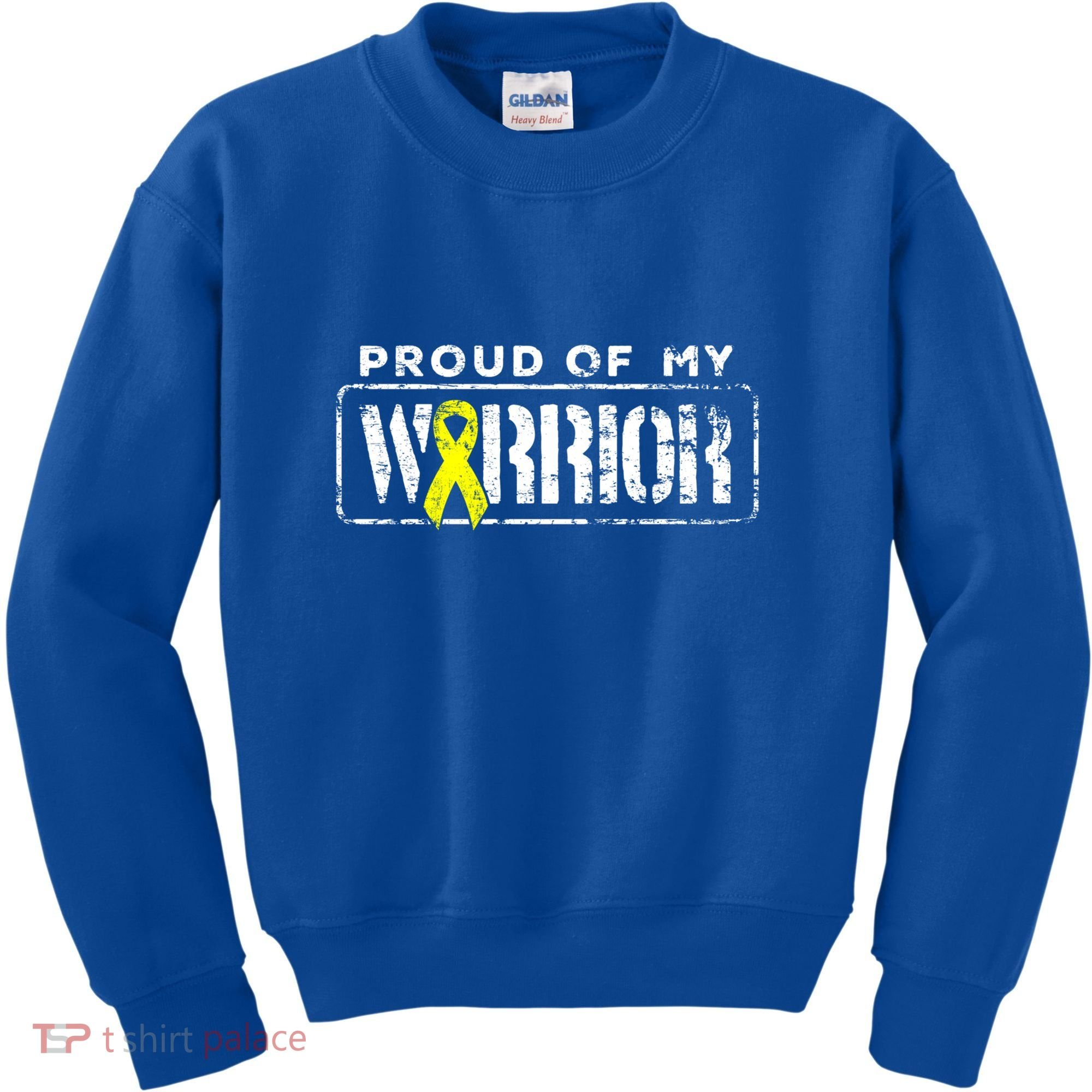 Sarcoma Bone Cancer Gift Proud Family Matching Warrior Support Cool Gift Kids Sweatshirt