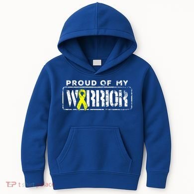 Sarcoma Bone Cancer Gift Proud Family Matching Warrior Support Cool Gift Kids Hoodie