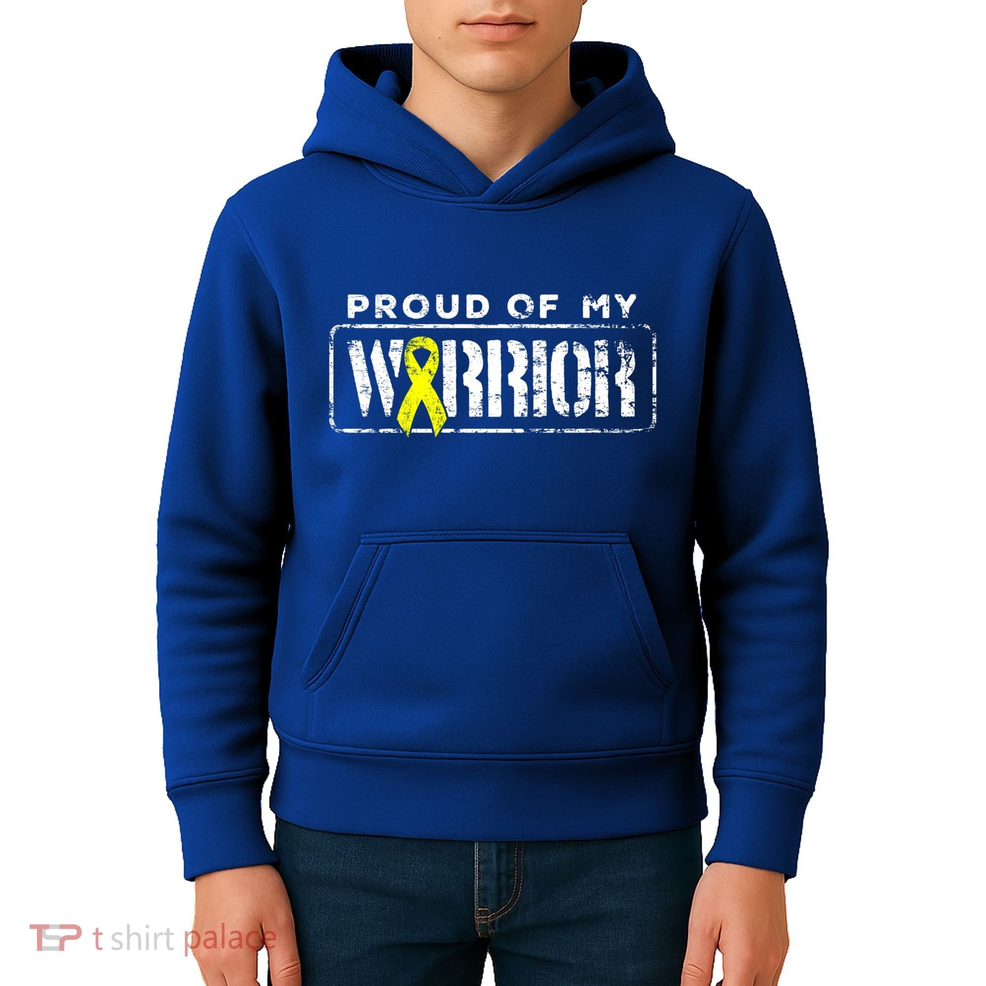 Sarcoma Bone Cancer Gift Proud Family Matching Warrior Support Cool Gift Kids Hoodie