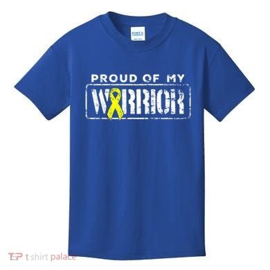 Sarcoma Bone Cancer Gift Proud Family Matching Warrior Support Cool Gift Kids T-Shirt