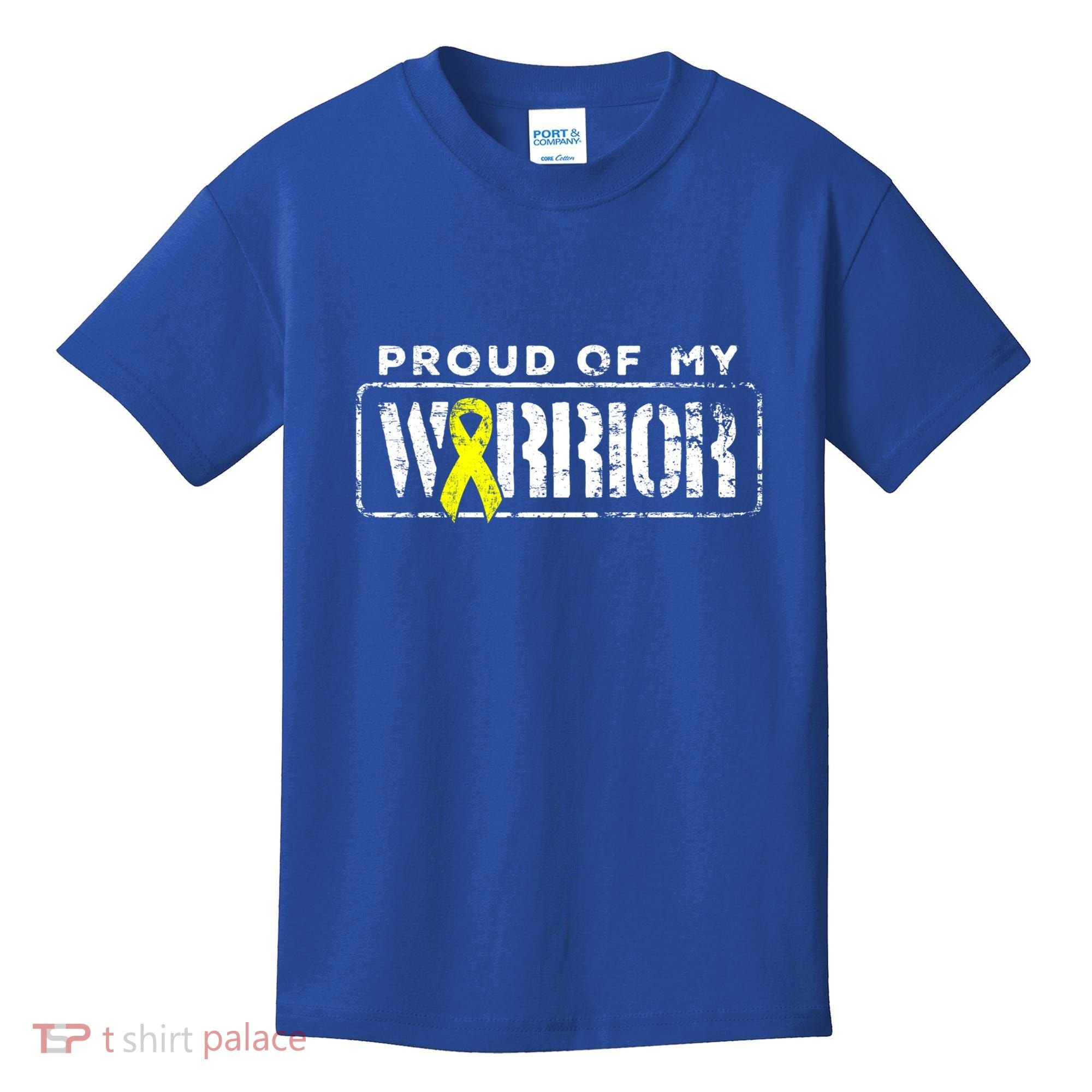 Sarcoma Bone Cancer Gift Proud Family Matching Warrior Support Cool Gift Kids T-Shirt