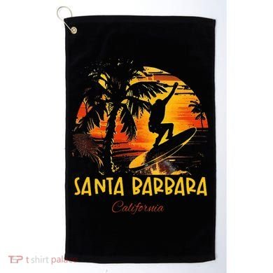 Santa Barbara California Golf Towel