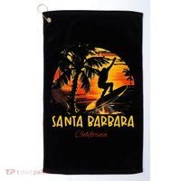 Santa Barbara California Golf Towel thumb 0