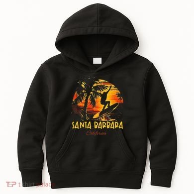 Santa Barbara California Kids Hoodie