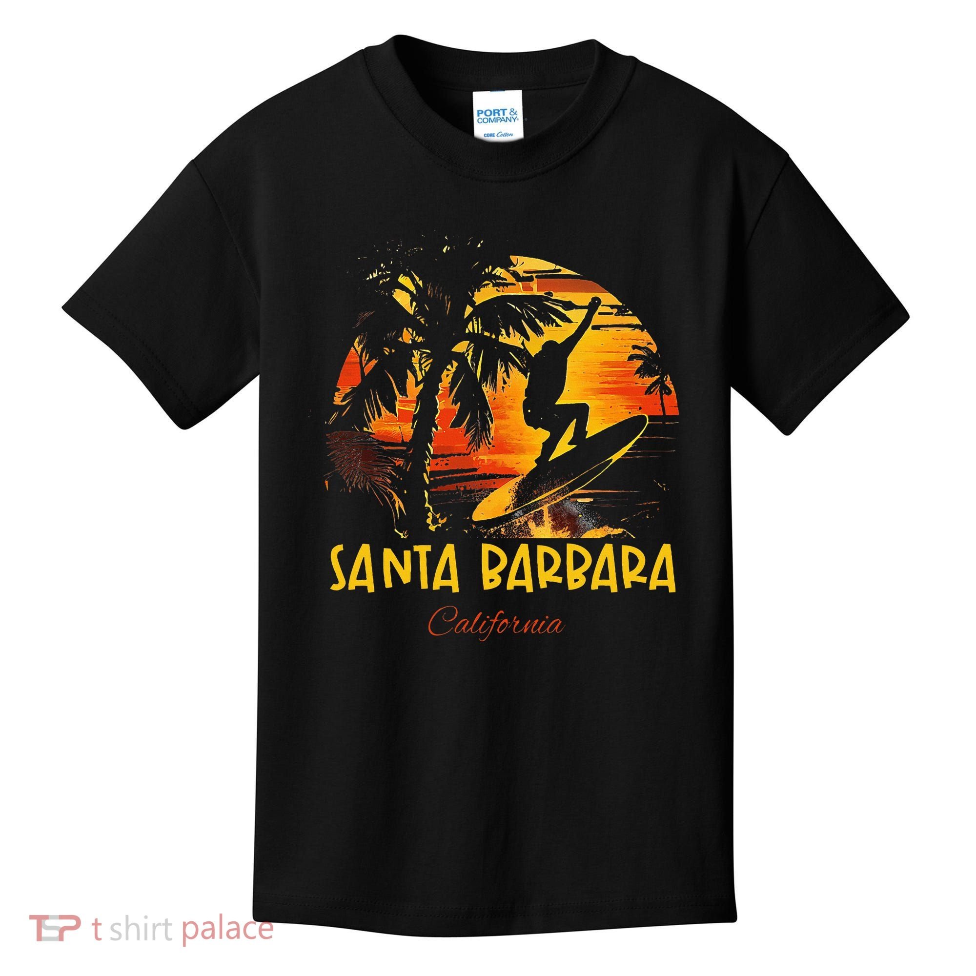 Santa Barbara California Kids T-Shirt