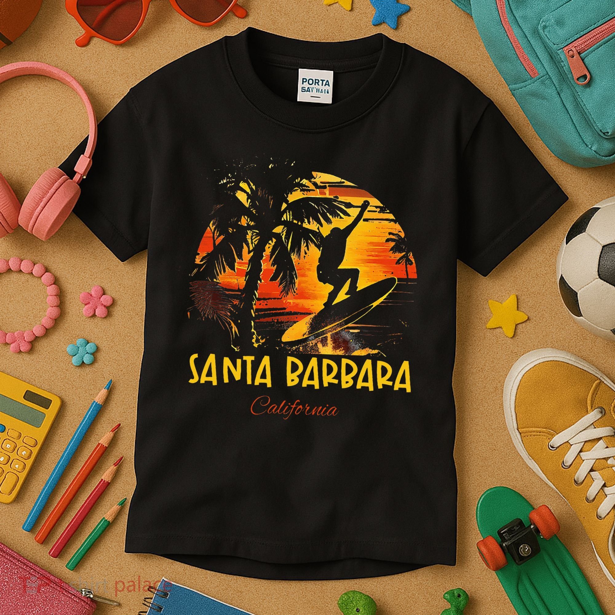 Santa Barbara California Kids T-Shirt
