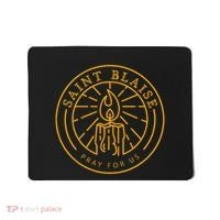 St Blaise Candle Catholic Saint Mousepad thumb 0