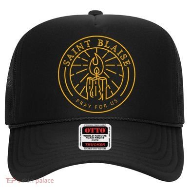 St Blaise Candle Catholic Saint Hat