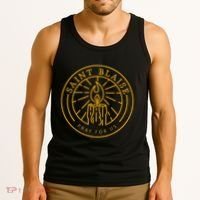 St Blaise Candle Catholic Saint Tank Top thumb 3