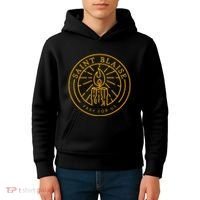 St Blaise Candle Catholic Saint Kids Hoodie thumb 4