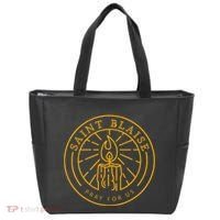 St Blaise Candle Catholic Saint Tote Bag thumb 0