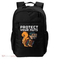 Squirrel Baseball Catcher Protect Your Nuts Backpack thumb 0