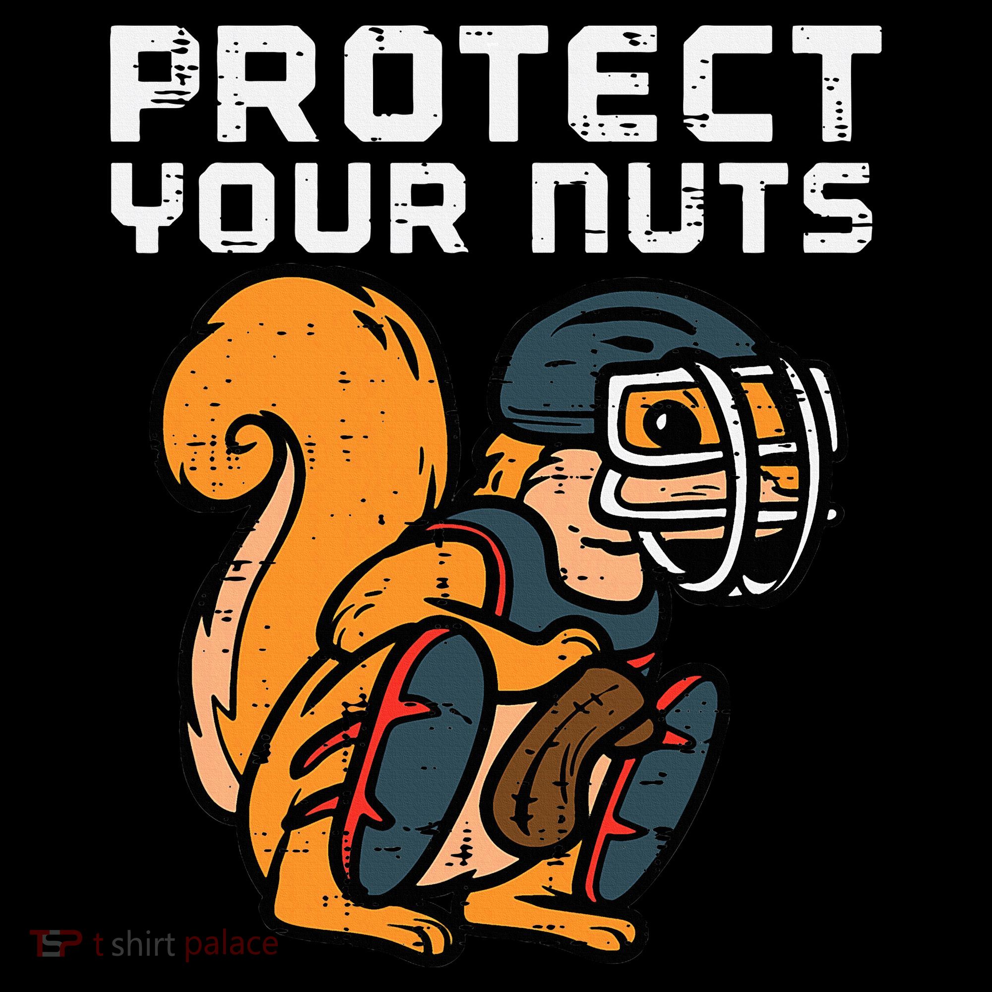 Squirrel Baseball Catcher Protect Your Nuts Women's Hoodie