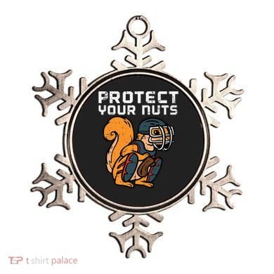 Squirrel Baseball Catcher Protect Your Nuts Ornament