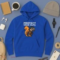 Squirrel Baseball Catcher Protect Your Nuts Hoodie thumb 3