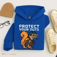 Squirrel Baseball Catcher Protect Your Nuts Hoodie thumb 4