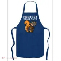 Squirrel Baseball Catcher Protect Your Nuts Apron thumb 0