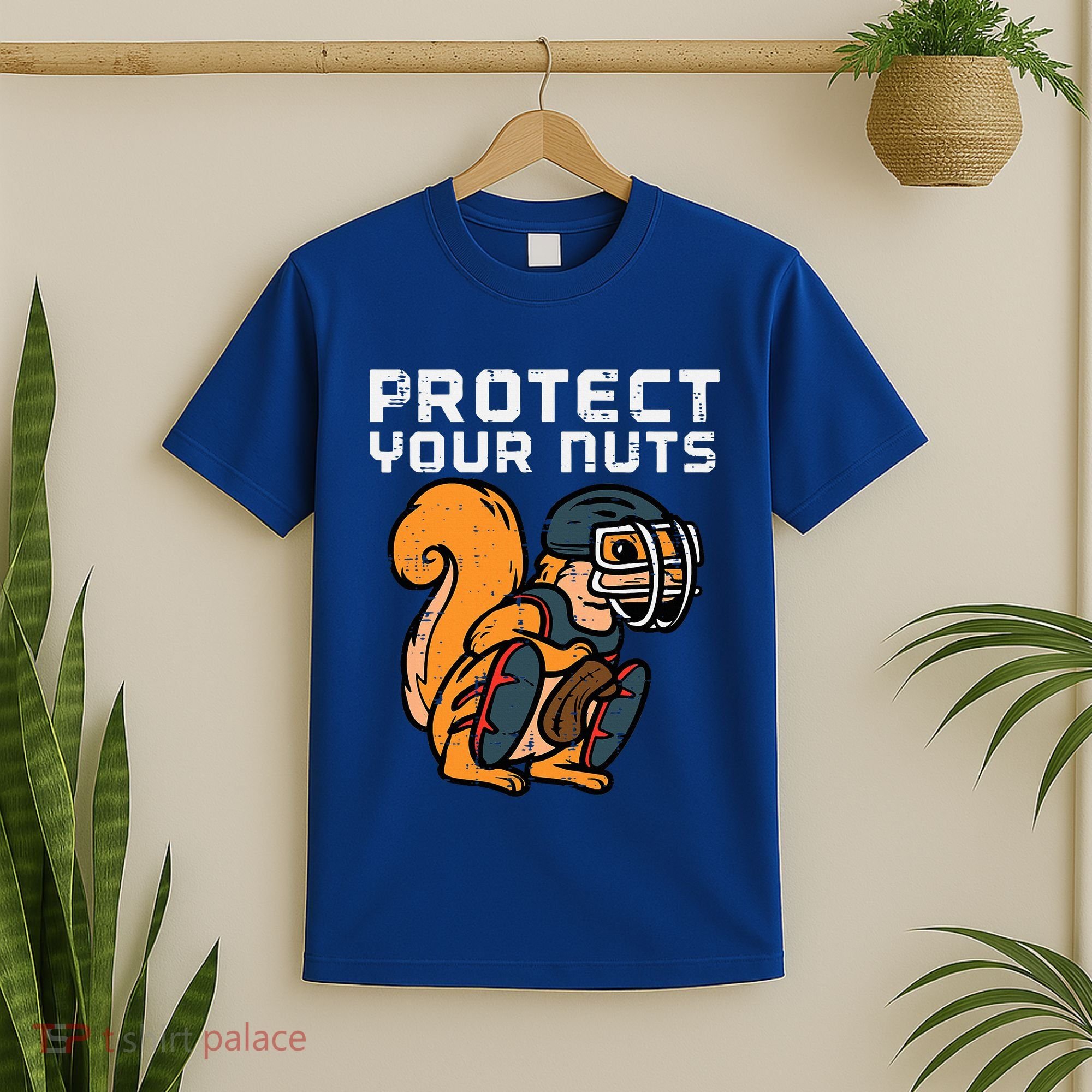 Squirrel Baseball Catcher Protect Your Nuts T-Shirt