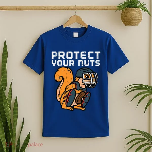 Squirrel Baseball Catcher Protect Your Nuts T-Shirt
