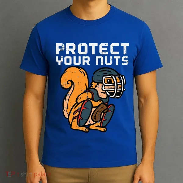 Squirrel Baseball Catcher Protect Your Nuts T-Shirt