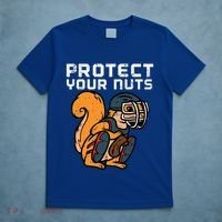 Squirrel Baseball Catcher Protect Your Nuts T-Shirt thumb 5