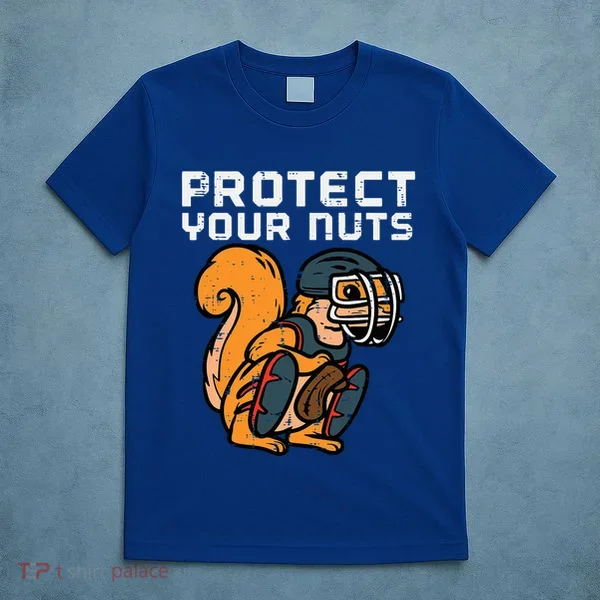 Squirrel Baseball Catcher Protect Your Nuts T-Shirt