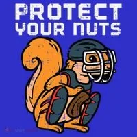 Squirrel Baseball Catcher Protect Your Nuts T-Shirt thumb 7