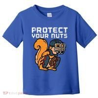 Squirrel Baseball Catcher Protect Your Nuts Toddler T-Shirt thumb 0
