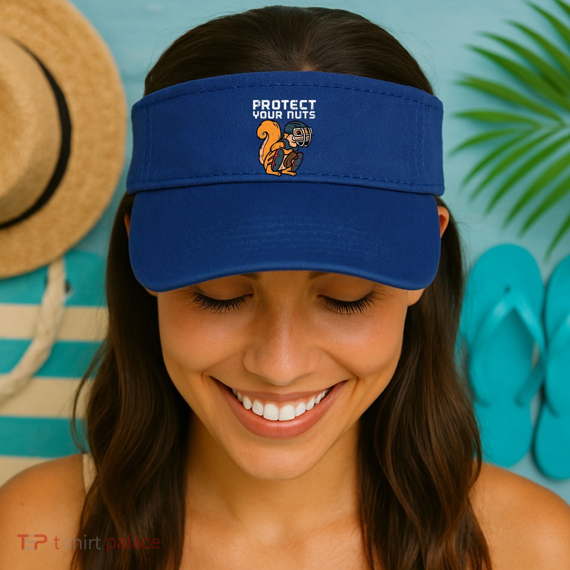 Squirrel Baseball Catcher Protect Your Nuts Visor