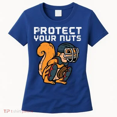 Squirrel Baseball Catcher Protect Your Nuts Women's T-Shirt
