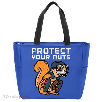 Squirrel Baseball Catcher Protect Your Nuts Tote Bag