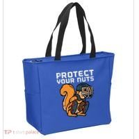 Squirrel Baseball Catcher Protect Your Nuts Tote Bag thumb 2