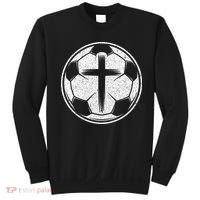 Soccer Ball Christian Cross Sweatshirt thumb 0
