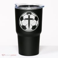 Soccer Ball Christian Cross Tumbler thumb 0