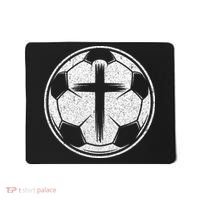 Soccer Ball Christian Cross Mousepad thumb 0