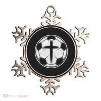 Soccer Ball Christian Cross Ornament thumb 0