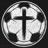 Soccer Ball Christian Cross Toddler Hoodie thumb 2