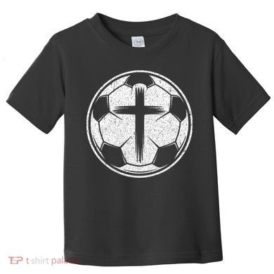 Soccer Ball Christian Cross Toddler T-Shirt