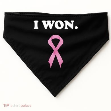 Breast Cancer Survivor USA-Made Doggie Bandana
