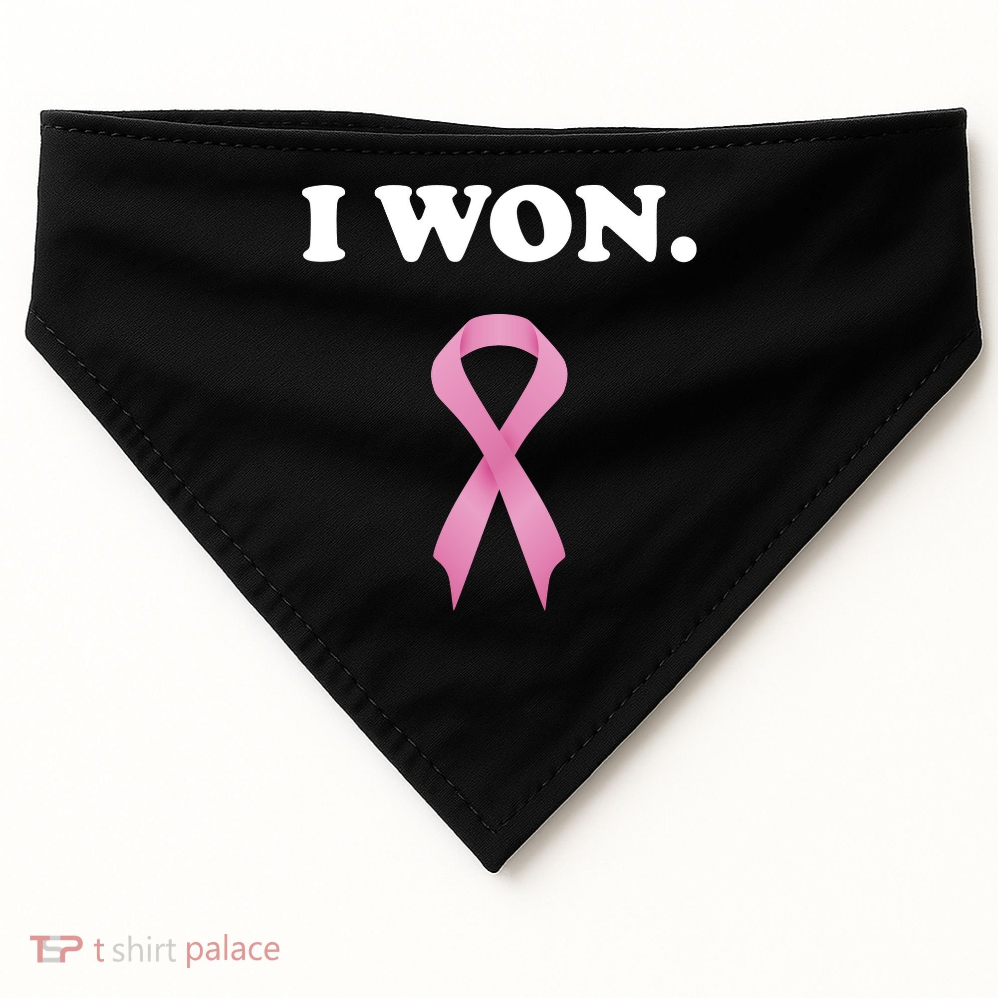 Breast Cancer Survivor USA-Made Doggie Bandana