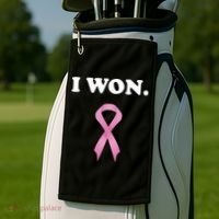 Breast Cancer Survivor Golf Towel thumb 2