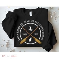Salem Broom Company For A Witch Fan Sweatshirt thumb 2