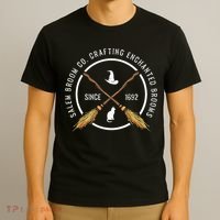 Salem Broom Company For A Witch Fan T-Shirt thumb 3