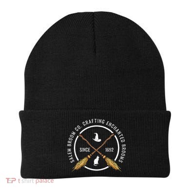 Salem Broom Company For A Witch Fan Beanie