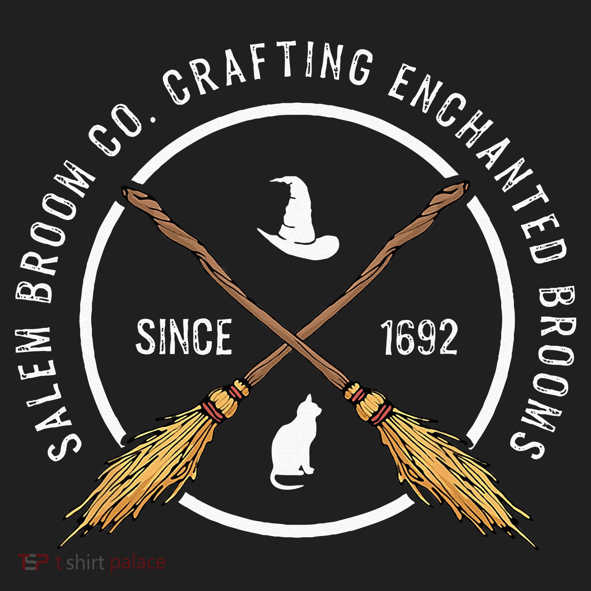 Salem Broom Company For A Witch Fan Beanie